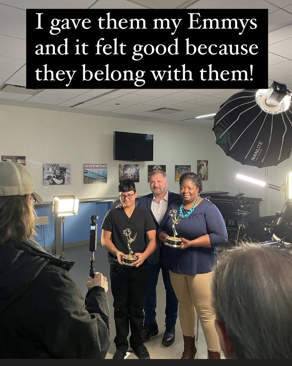 davesavinicbs2's tweet photo. Happy to give these Emmys a new home! Anjanette and Peter helped us bring about so much change! #Wrongraids @cbschicago @CBSNews @CBSThisMorning @AnjanetteYoung0 @SAssadNews @myoungermancbs2 https://t.co/luVa9ytUVe