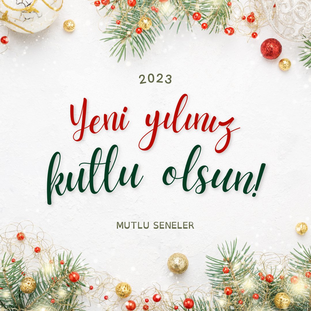 Sevdiklerinizle birlikte geleceği hayal edeceğiniz sağlıklı, mutlu, huzurlu ve başarılarla dolu bir yeni yıl dileriz! #startup #girişimcilik #newyear #yeniyıl #mutluseneler
