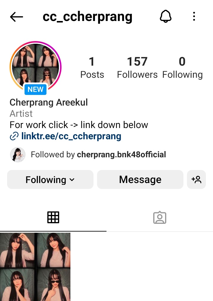 nongpawhere's tweet photo. อหหห เฌอปรางเปิดไอจีใหม่หรอ ยังไงพี่สาว ฟอลด่วน https://t.co/R2sTHQE73q