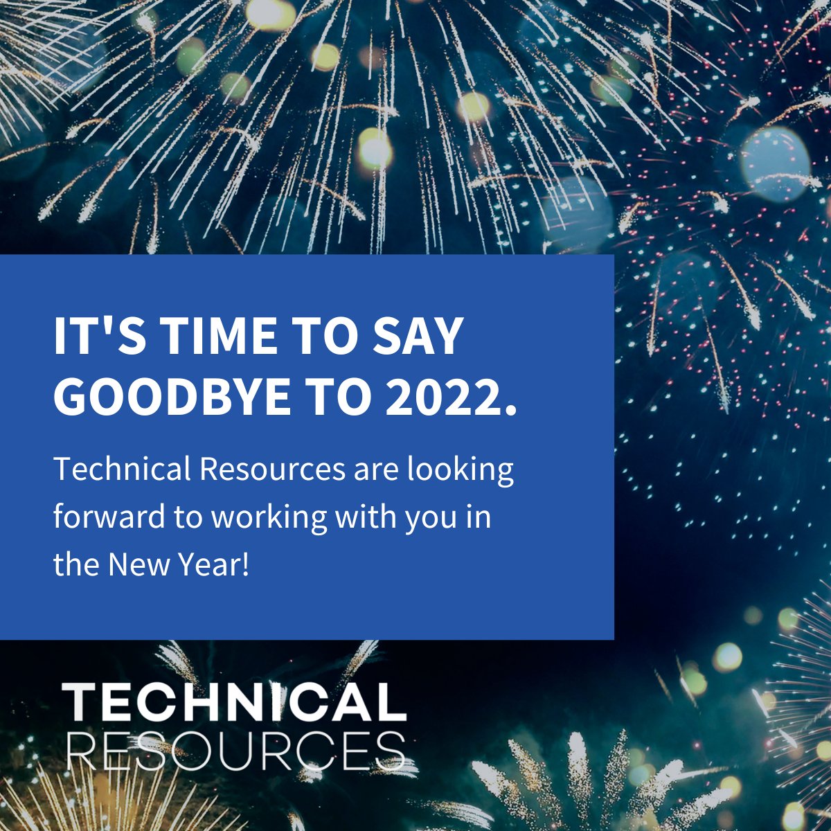 technicalresltd's tweet image. As 2022 comes to an end, our team at Technical Resources are looking back on the amazing year it's been. We've had record-breaking success, no doubt thanks to the 25 new starters and 19 internal promotions. Here's to a New Year, new job prospects and new business!