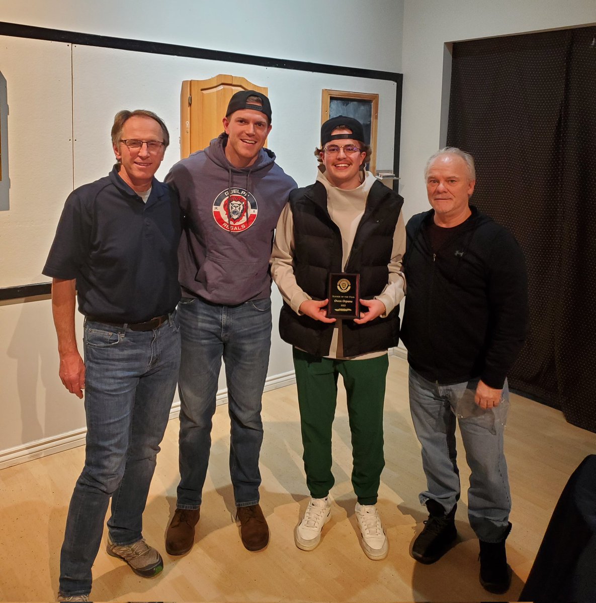 GuelphJrBRegals's tweet photo. We held our dinner and awards night this past Thursday for the 2022 season. Congratulations to the recipients of our year-end awards! 

👇

First up...

Rookie of the Year ➡��� Owen Orpana https://t.co/ijYhQ8SazY