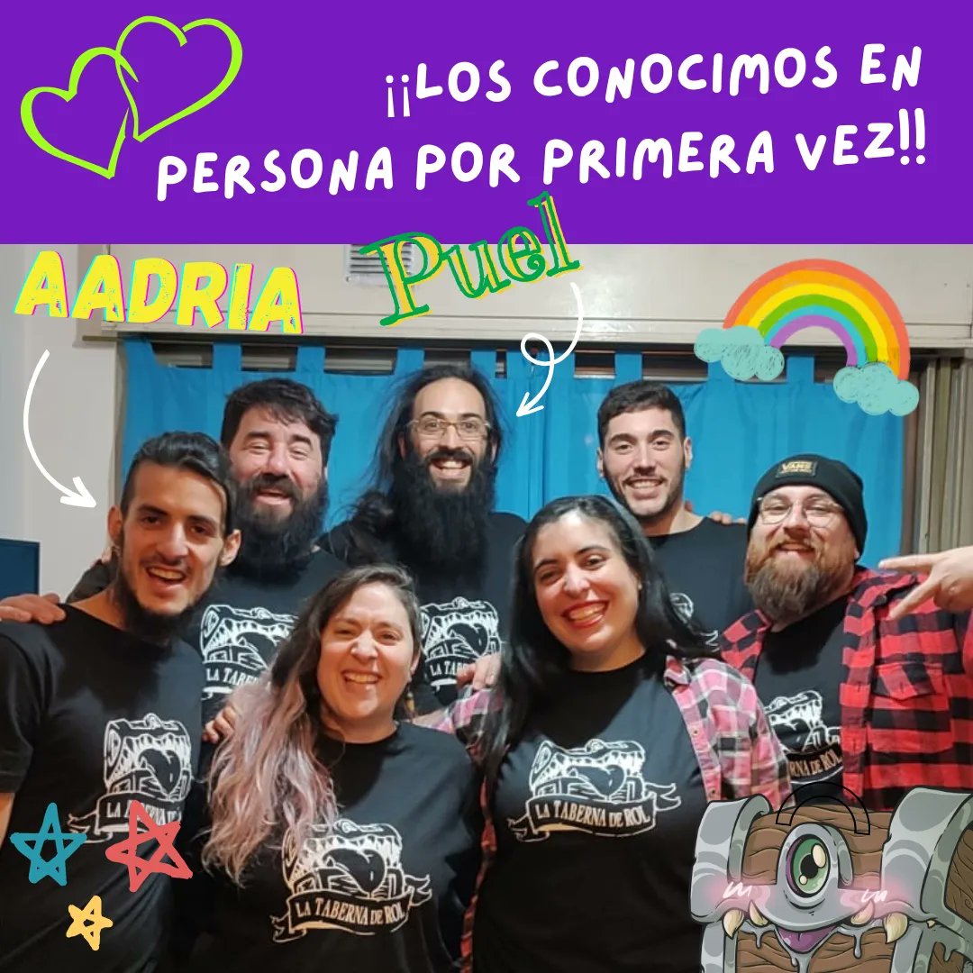 latabernaderol's tweet photo. Y a los patatuses detrás de esta cueva de mimics solo puedo mandarles cariño infinito y apapachos y más achuchones porque no sé si se dan cuenta de lo inmensos y geniales que son. La Taberna sin ustedes, chicos, no sería esto. https://t.co/yBw2HRwNcG