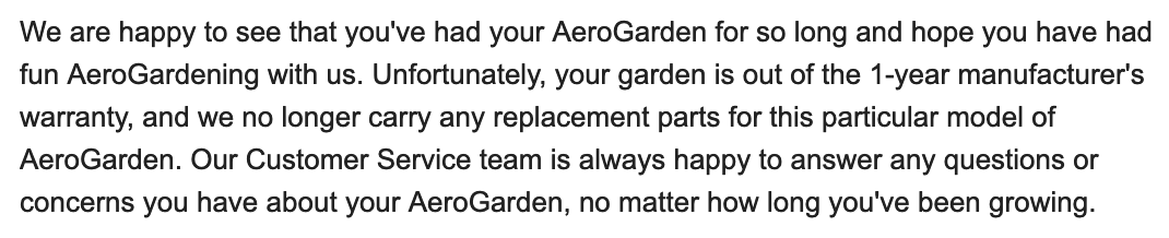 kakariki's tweet photo. The power adapter died on my @Aerogarden recently. Apparently, 2 years is a LONG time for a $200 hydroponics setup, and they've discontinued all spare parts. 😳 I can buy an aftermarket adapter, but I think this is the last AeroGarden we'll own. https://t.co/NsDbBIojz2