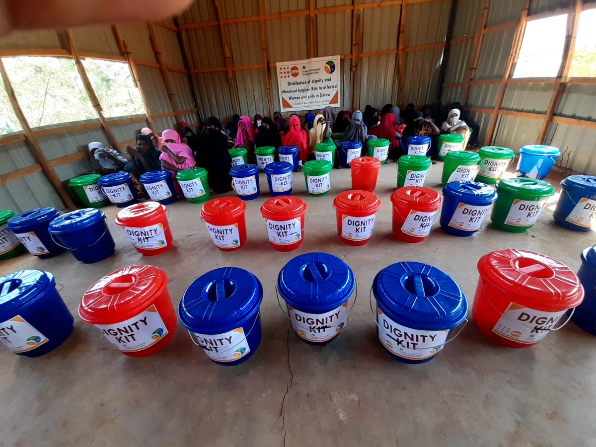 Ard_somalia's tweet photo. ARD with the support from @UNFPA_SOMALIA @FCDOGovUK has distributed 200 dignity kits at #Qansaxlay IDP camp in #Dollow district #Gedo_Jubaland of #Somalia to most vulnerable and drought affected women and girls to ease the burden of drought to #women #girls of reproductive age. https://t.co/Wso0pnpuHj