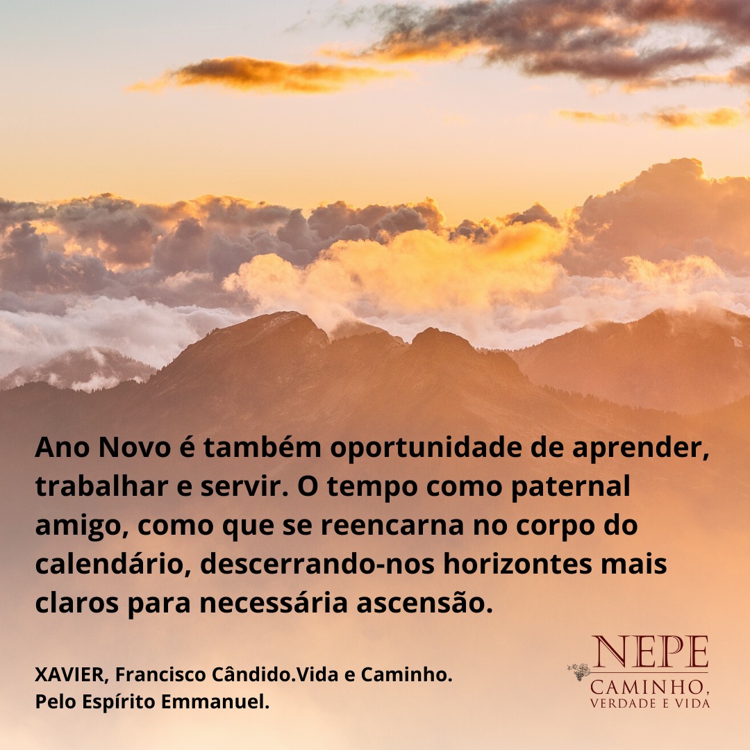 Feliz 2023.
.
<a href="/nepecvv/">NEPE Caminho, Verdade e Vida.</a> #nepecvv #nepecaminhoverdsdeevida #Emmanuel #ChicoXavier #felizanonovo2023 #felizanonovo