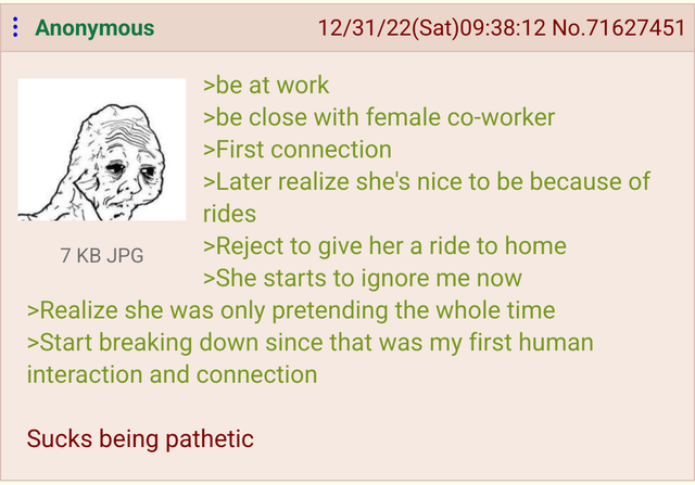 GreenTextPost's tweet photo. Anon shares a work story https://t.co/iARALZq84v