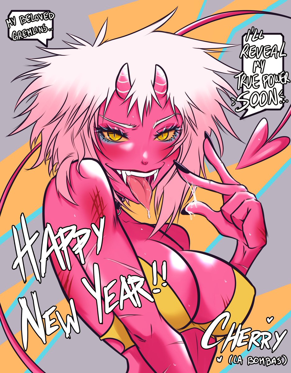 CherryBombVT's tweet photo. ✨FELIZ ANO NUEVO!!✨
✨HAPPY NEW YEAR!!✨
GET DRUNK. EAT TRASH. DO DRUGS. GET CASH. EAT ASS. DIE FAST. 
(NO PLS NO. Take care ILYSM GUYS💕💦)

[DEBUT INCOMING - 2023]💥 https://t.co/86gqelFw0k