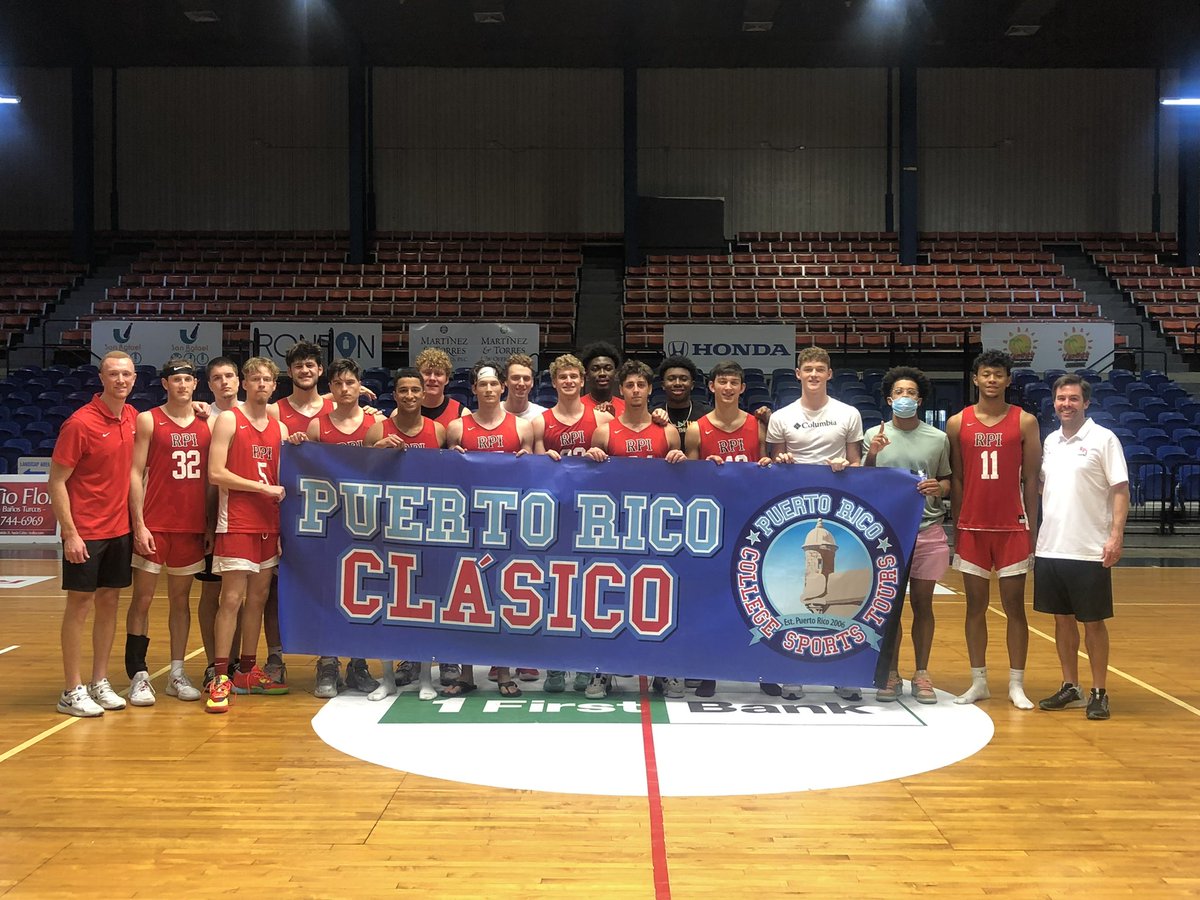RPI_MBB's tweet photo. Incredible team trip to San Juan, Puerto Rico these last 5 days! An amazing experience! 🇵🇷🏀 https://t.co/7FKpSdfUeN