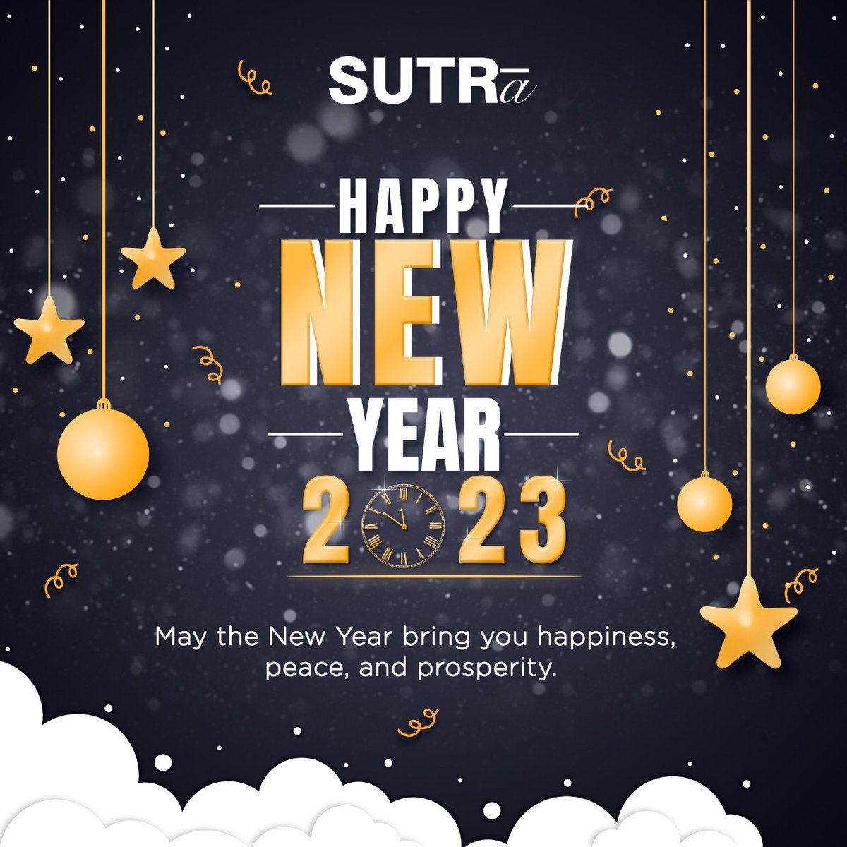 sutraacreations's tweet photo. Team #Sutraa, wishing you a very happy new year. May this new year bring you lots of happiness, peace and prosperity 🎉
#sutraa #events #eventmanagement #newyear #NewYear2023 #leadgeneration #merchandising #corporategift https://t.co/X3CvPvZbjP