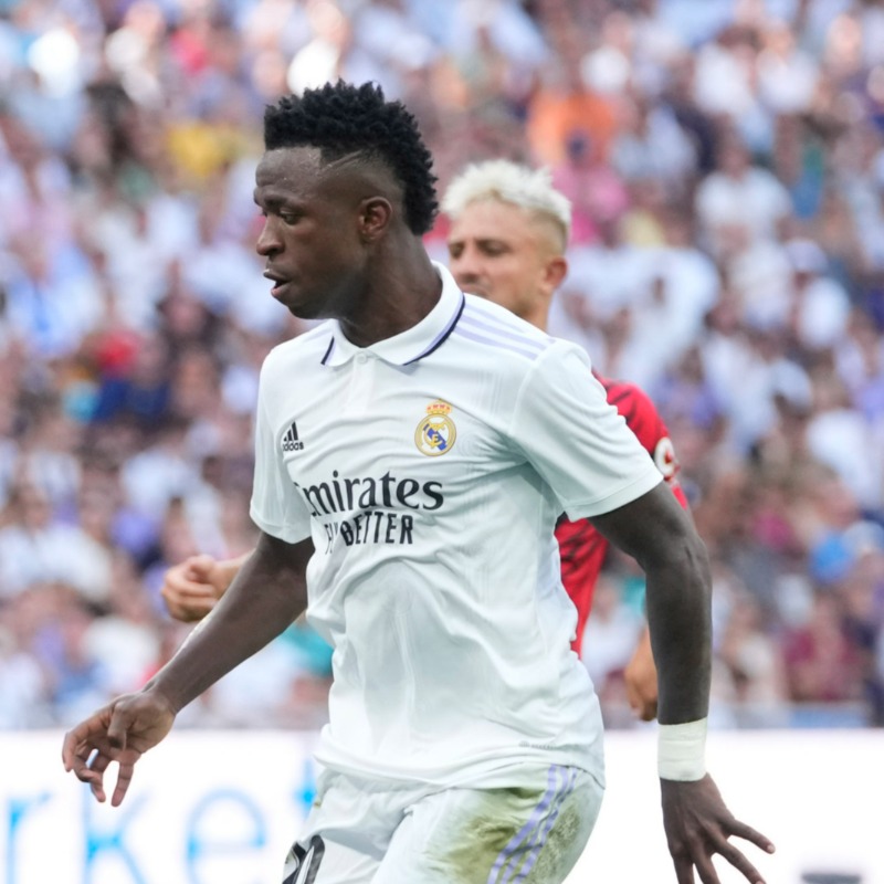 SkySportsNews's tweet photo. Real Madrid's Brazilian forward Vinicius Jr has accused La Liga of continuing to do nothing about racist fans at matches after videos on social media showed fans shouting abuse and throwing objects at him away at Real Valladolid on Friday night.