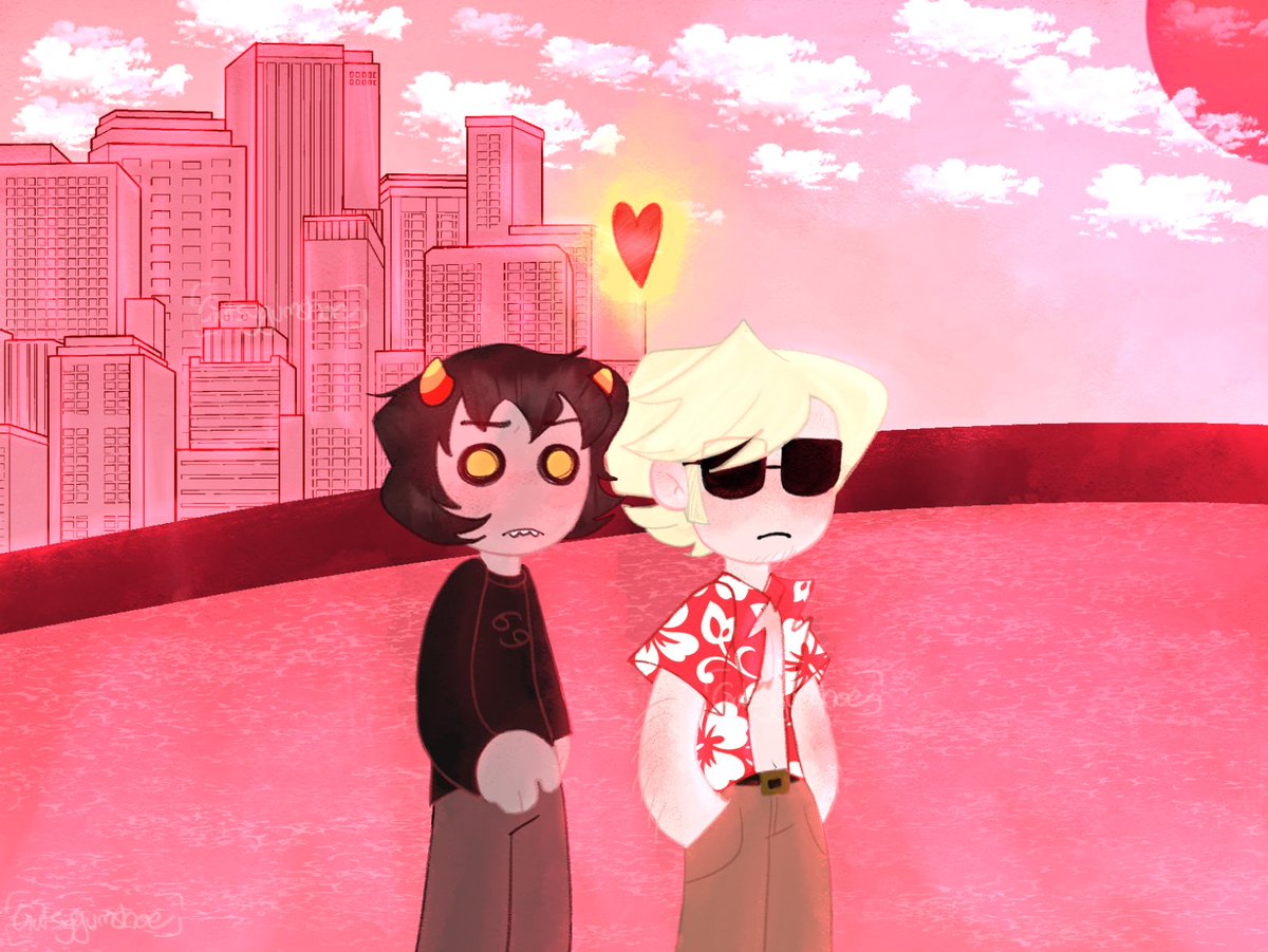 Gutsy_gum_shoe's tweet photo. ||1/2|| they're on a date <3 #Homestuck #junedavekat #jadeharley #juneegbert #davestrider #karkatvantas #johnegbert #johndavekat https://t.co/ytzT2RgQII