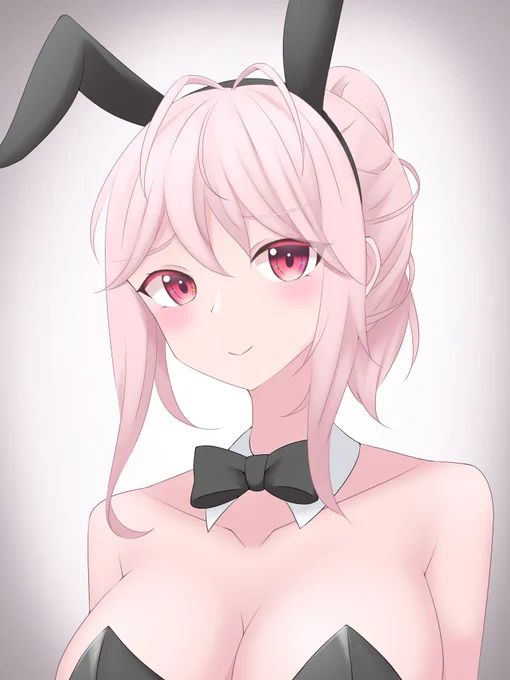 描き初めめめ卯年だからバニー…の小手毬さん新年最初の絵がこれで良かったのだろうか…私はまた選択を間違えたのだろうか…小手毬さんめっちゃバニー似合うな… 