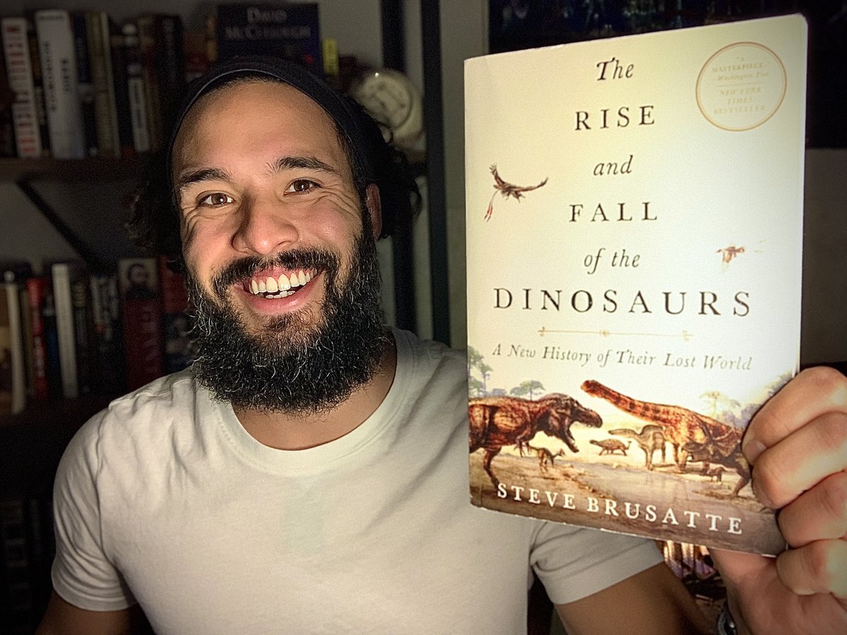 ClubRumble's tweet photo. Thank you @SteveBrusatte for reigniting my love and passion for dinosaurs! This episode’s for your epic masterpiece 👉 https://t.co/7XBsmwybe6 #rumblebookclub #goreadsomething #dinosaurs https://t.co/GhPnnV294c