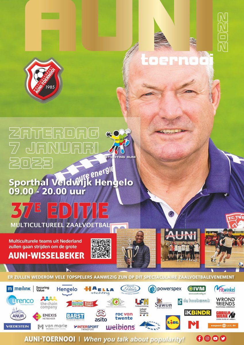 AuniToernooi's tweet photo. Poster 37e AUNI-Toernooi ⚽️
When you talk about popularity! https://t.co/5Y4G5mBhVw