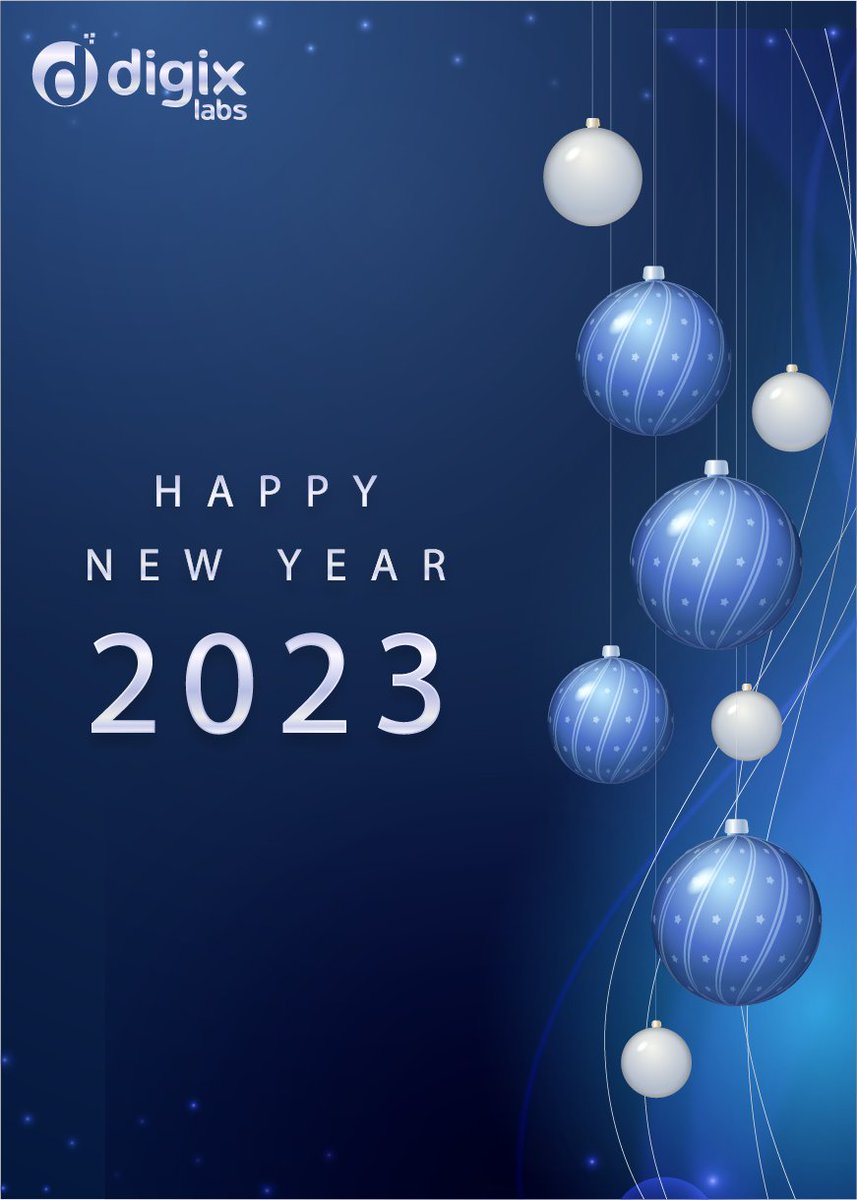 DigixLabs's tweet photo. Wish you all a Happy New Year 2023
#newyear2023 #newyear #newyeareve2023 #HappyNewYear https://t.co/H7Xd3qAAxE
