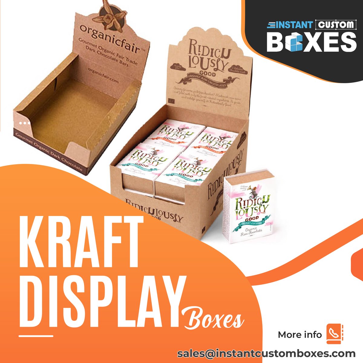 Instantcustomb1's tweet image. A unique take on custom Kraft display boxes! For this box, we utilize the same premium kraft board that we do for our premium boxes. 
𝗠𝗼𝗿𝗲 𝗜𝗻𝗳𝗼:
instantcustomboxes.com/custom-kraft-b…

𝑪𝒂𝒍𝒍 𝑼𝒔 𝑨𝒕: (888) 801-6597

#kraftdisplayboxes #customkraftboxes #kraftpackagingboxes