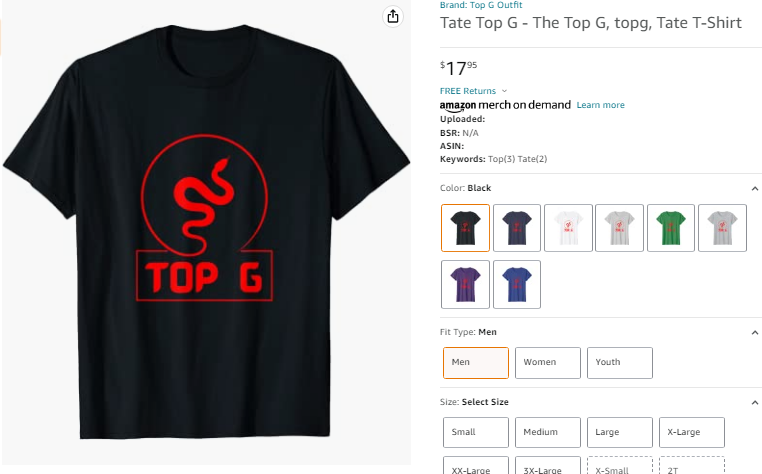 Cryptodilemma's tweet photo. @elonmusk Hey Andrew Tate fans! Looking for a way to show your support for The Top G Brothers? This shirt featuring [ The Tog G desgin idea on Amazon is the perfect choice. It's stylish, comfortable, and a great way to show your love for Andrew
https://t.co/H2LUXIfQsv https://t.co/pLweJOJ5Tq