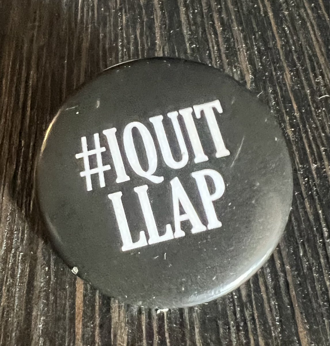 OnlyVanHorn's tweet photo. @TheRealNimoy I thought of you today.  I dusted my pin.  It’s been 7 years since I quit.  I remember when you wanted honorary grandchildren - and I was happy to have an honorary grandpa.  I was surprised to miss you as much as the real kind.  #LLAP. https://t.co/KFn03Guyr7