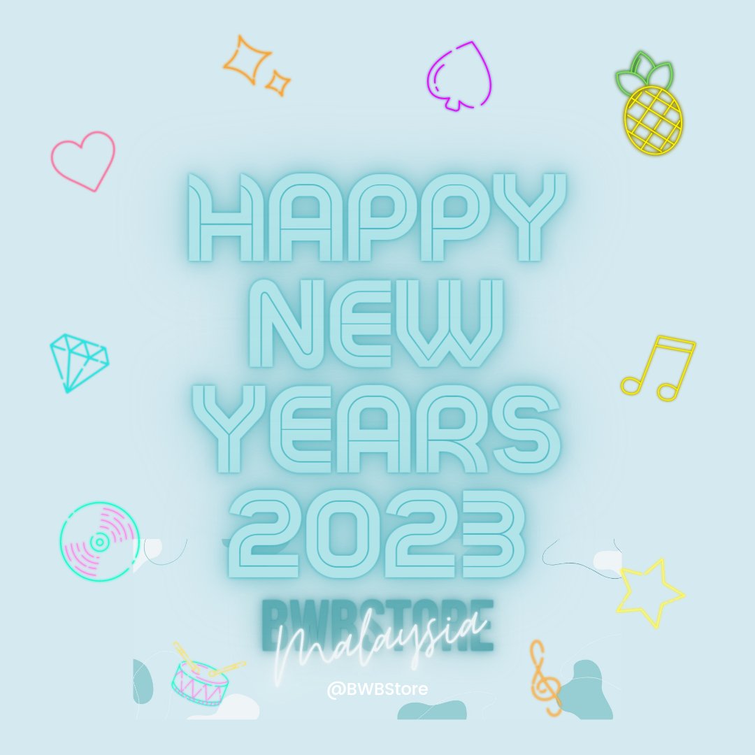 BWBStore's tweet photo. Happy New Years 2023 Everyone βοΈπ€
#BWBStore https://t.co/fqglCUkgxY