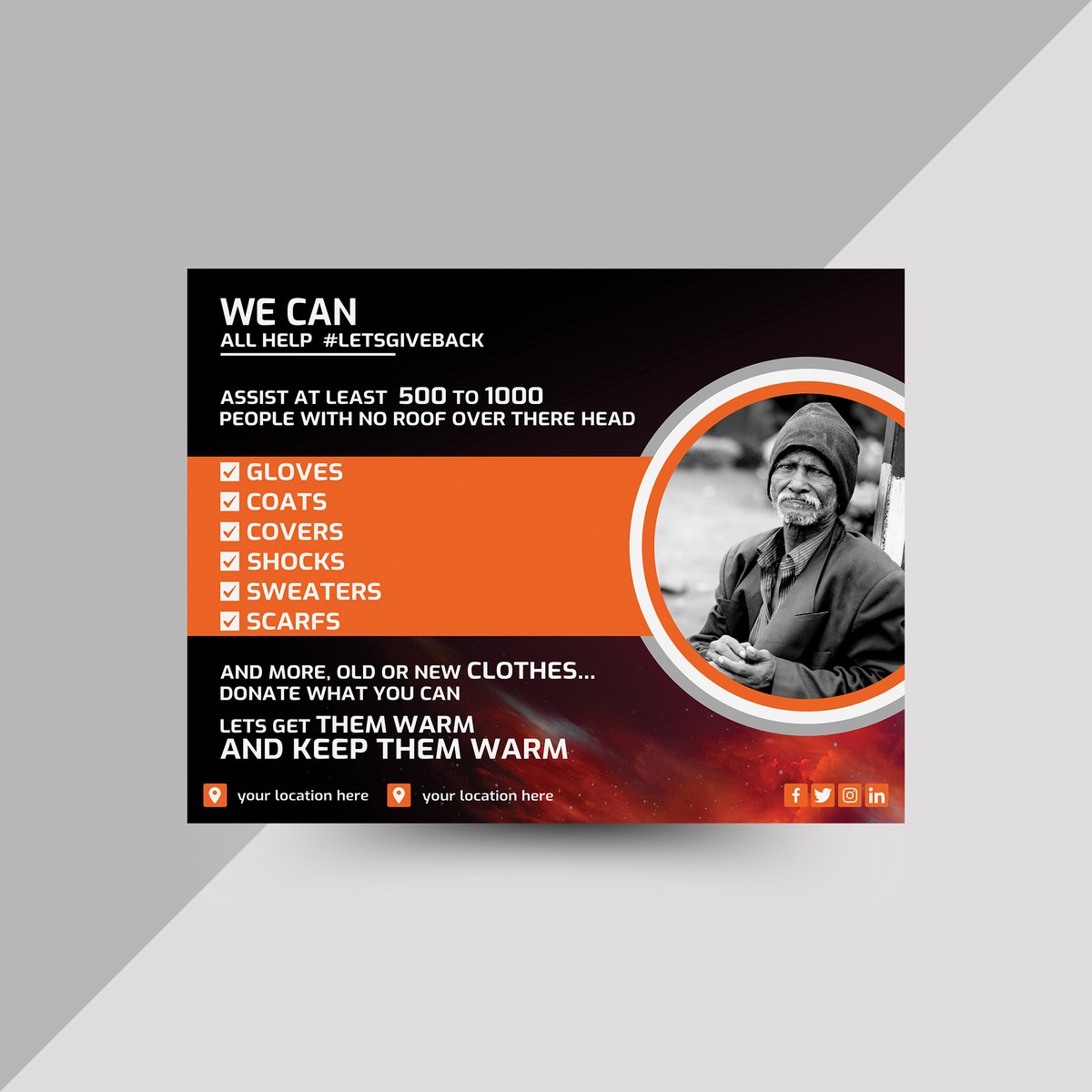 design_pharmacy's tweet photo. Homeless Clothing Giveaway Flyer
#flyer 
#flyerdesign
#flyerdesigner 
#brandidentity 
#branddesign https://t.co/yNS6bGlQRQ