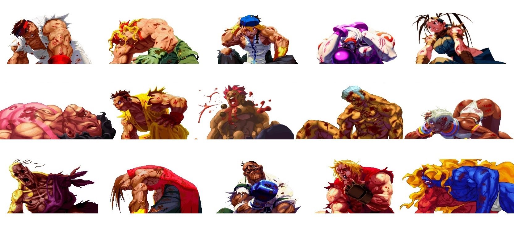 Street Fighter III: 2nd Impact - Akuma Move List 