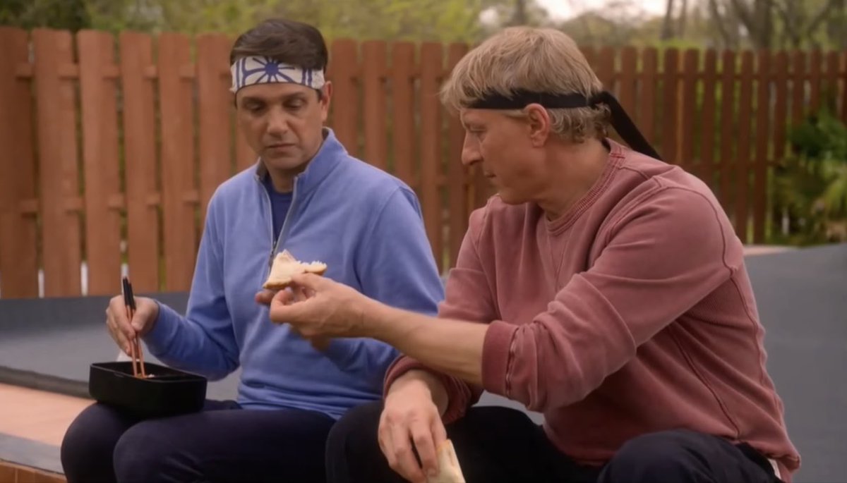 lawrussofiles's tweet photo. happy one year to cobra kai season 4 🫶🏼 https://t.co/ROBnRmLGcL