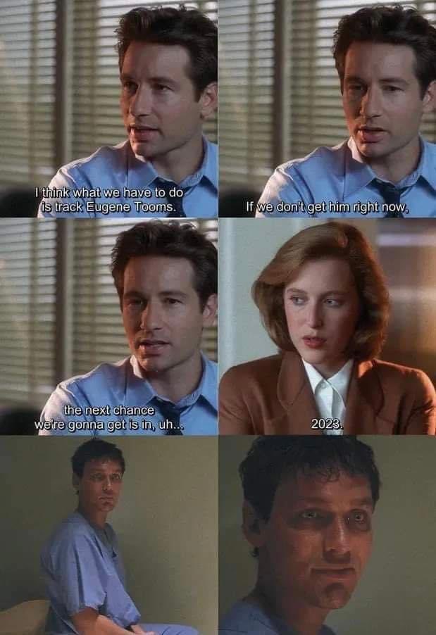 PopcornPalomit's tweet photo. 😱 #XFiles #EugeneTooms #Tooms https://t.co/jNJu9UndCA