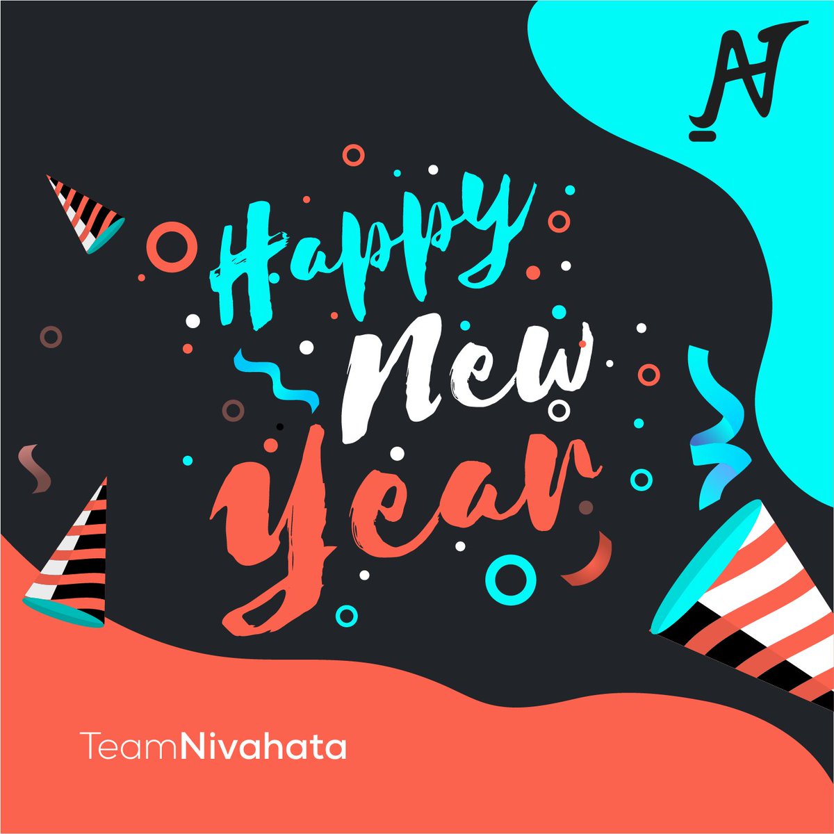 nivahata's tweet photo. We Wish You a Very Happy New Year - #teamnivahata
#HappyNewYear #startupindia https://t.co/otHZoGJG14