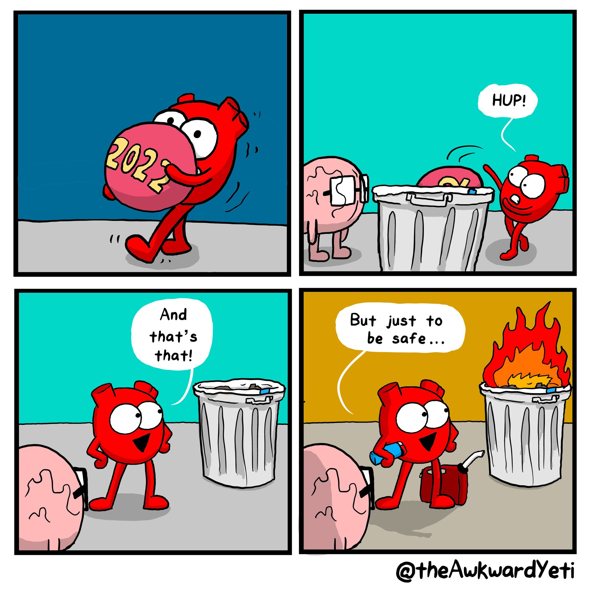 the Awkward Yeti (Nick Seluk) on Twitter "HappyNewYear https//t.co