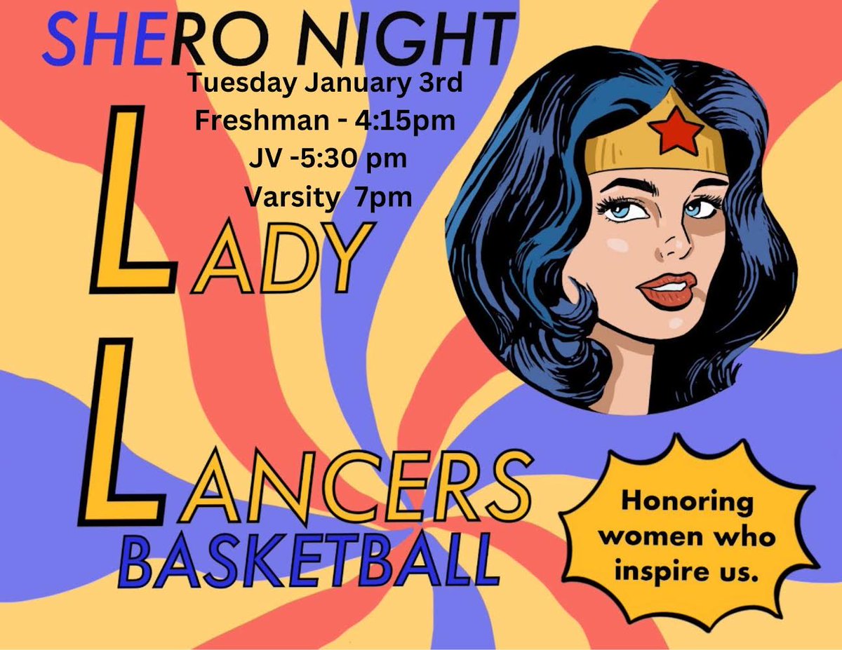Join @lancerhoopsfam for SHERO night at home.