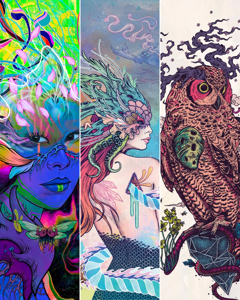 Happy New Year everyone! I hope you have a wonderful evening and an even better 2023! 🥳

I'm closing out the year with a few pieces available

👾Khepria 1/1 - 2 ETH buyout
🧜‍♀️The Last Mermaid - 0.5 ETH reserve
🦉Regrowth limited edition - 0.05 ETH

🔗's 👇
