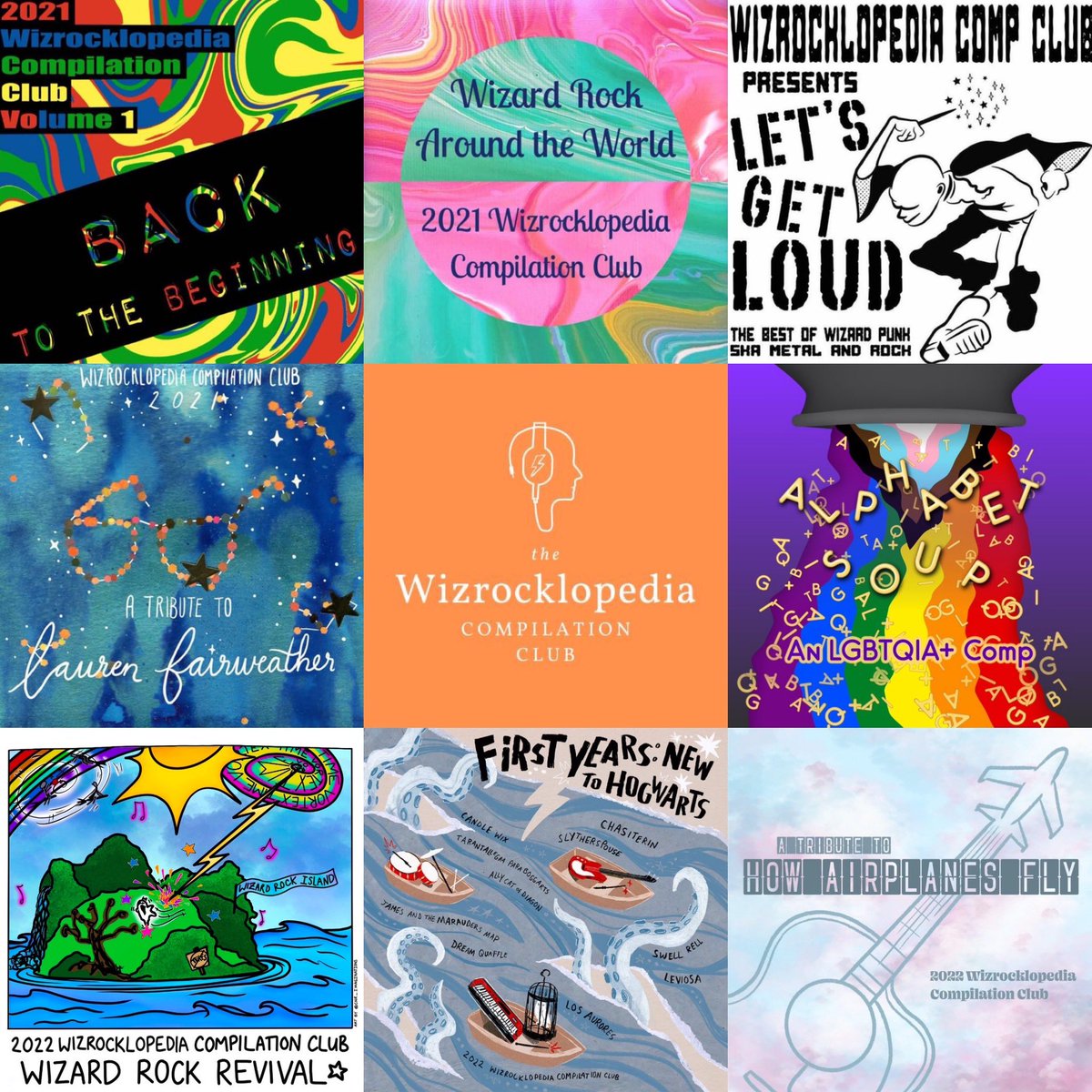 Wizrocklopedia Compilation Club tweet media