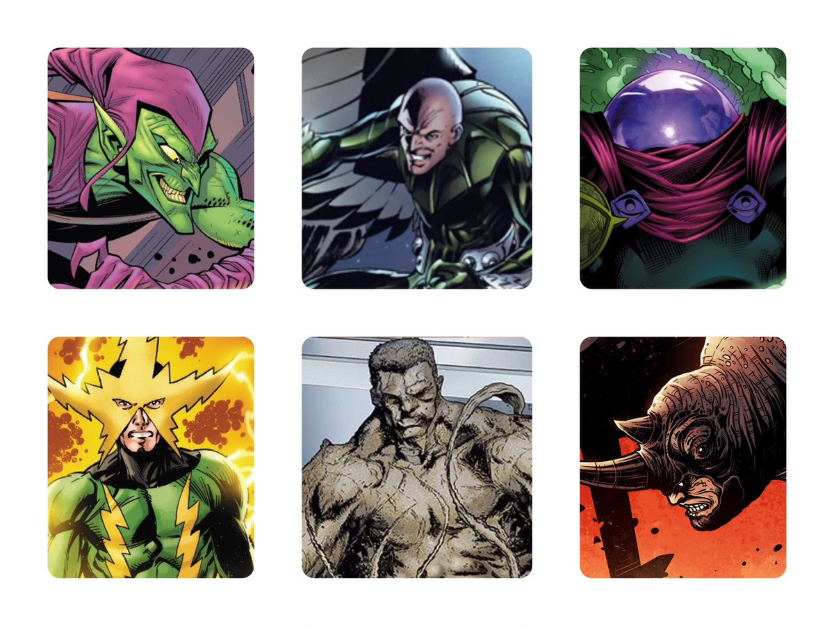 BossRpg1's tweet photo. => Les Sinister Six

[ L’Homme Sable ] « Le plan fontionne. »

[ Rhino ] « Parfait. »

[ Electro ] « Aucun héros ne nous vaincra »

[ Mysterio ] « Dans 20 minutes on sera riches »

[ Vautour ] « New York sera à nous. »

[ Bouffon Vert ] « Ils paieront »

#NouvellePhotoDeProfil https://t.co/7n6tRXru4L