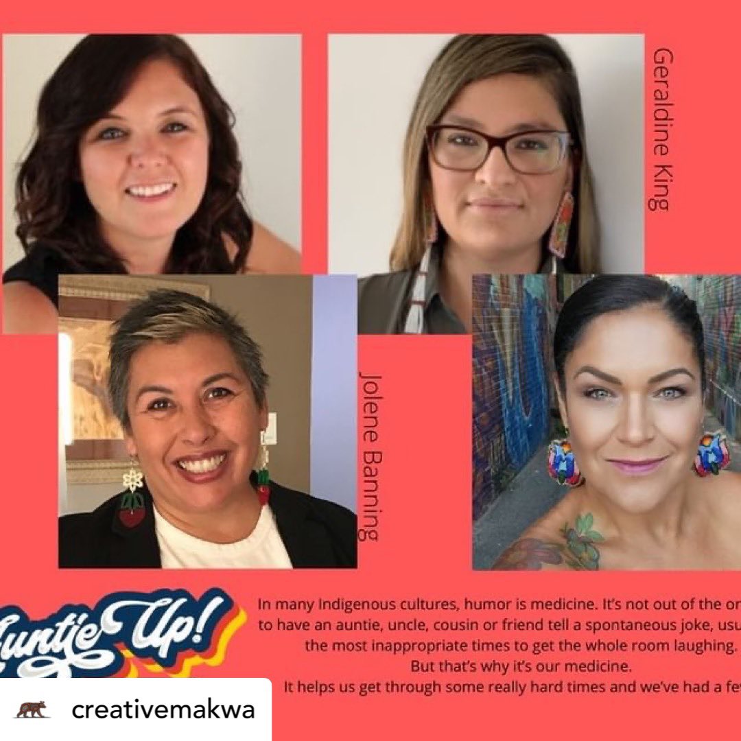 Makwa produced <a href="/AuntieUp1/">AuntieUp!</a> with awesome Aunties Kim Wheeler @kimagewheeler, <a href="/JoleneBanning/">Jolene Banning</a> @ChristineGenier <a href="/gypsycreee/">Gypsycreee</a> Rosanna Deerchild. Guests included <a href="/eliesunchild/">Eleanore Sunchild</a> <a href="/Pam_Palmater/">Pam Palmater</a> Katherena Vermette. So many more! Big ups to <a href="/KnowhistoryCDN/">Know History</a> <a href="/animikii/">Animikii</a> for sponsoring us!