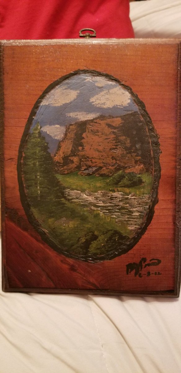 Irish_Nacho's tweet photo. Putting those Bob Ross techniques to good use 20 years ago😁🎨🖼
#HappyLittleTree https://t.co/hbRNs4MZFC
