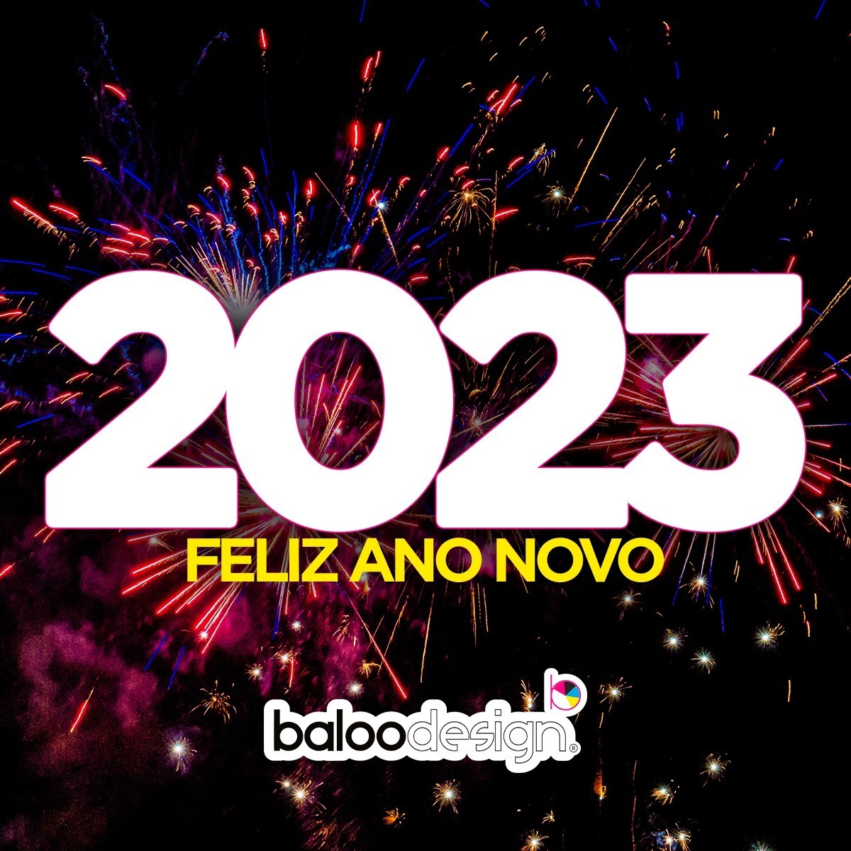 baloodesign's tweet photo. Feliz 2023!! Nós da Agência Baloodesign desejamos que você possa festejar com muita saúde e com aqueles que você mais ama.

LINK DA PLAYLIST NA BIO 👆⠀OU LINK >> https://t.co/aOwTeZXZUO

Desejamos a todos um 2023 repleto de saúde, realizações e com muito sucesso!⠀⠀ https://t.co/908kGMxgu0