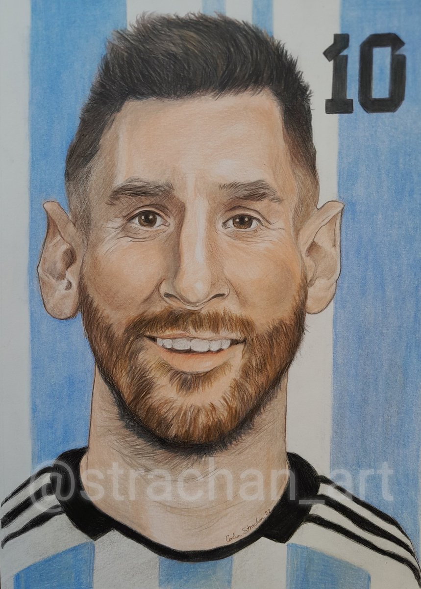 strachan_art's tweet photo. Lionel Messi 2022
Artwork by @strachan_art 

Polychromos pencils
Bristol board

@fundacionmessi @TeamMessi #Messi𓃵 https://t.co/njKBWuo5SJ