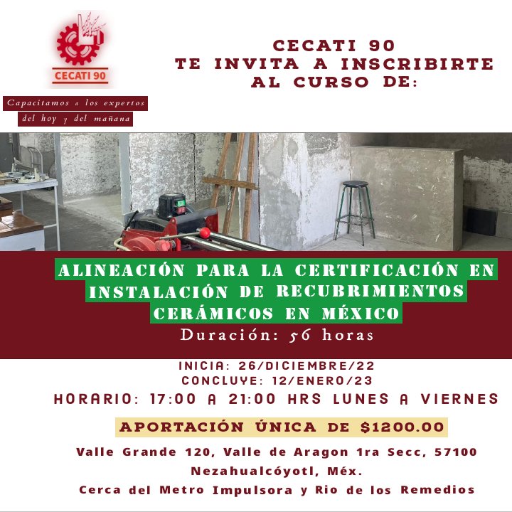 Centro de Capacitación Cecati 90 tweet media