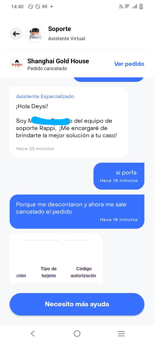 dyurolf's tweet photo. @DenunciaRappi realicé un pedido por pse me descontaron y luego cancelaron el pedido. Y la solución que esperé unas horas el reembolso @sicsuper @RappiColombia https://t.co/48m3WKRiRR