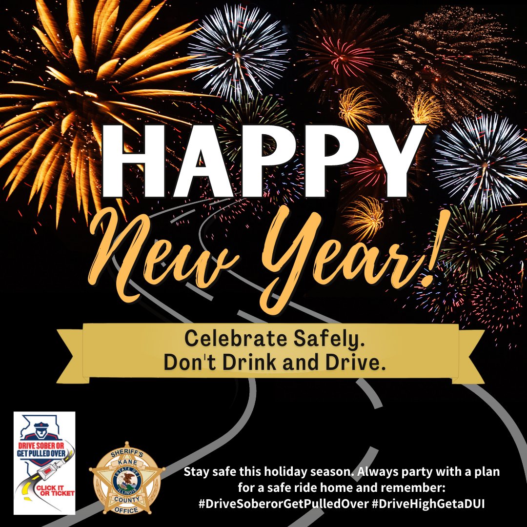 This holiday season, the Kane County Sheriff's Office is teaming up with law enforcement around Illinois to help keep impaired drivers off the road! #KaneSheriff #saferfromthestart #DriveSoberorGetPulledOver #DriveHighGetaDUI