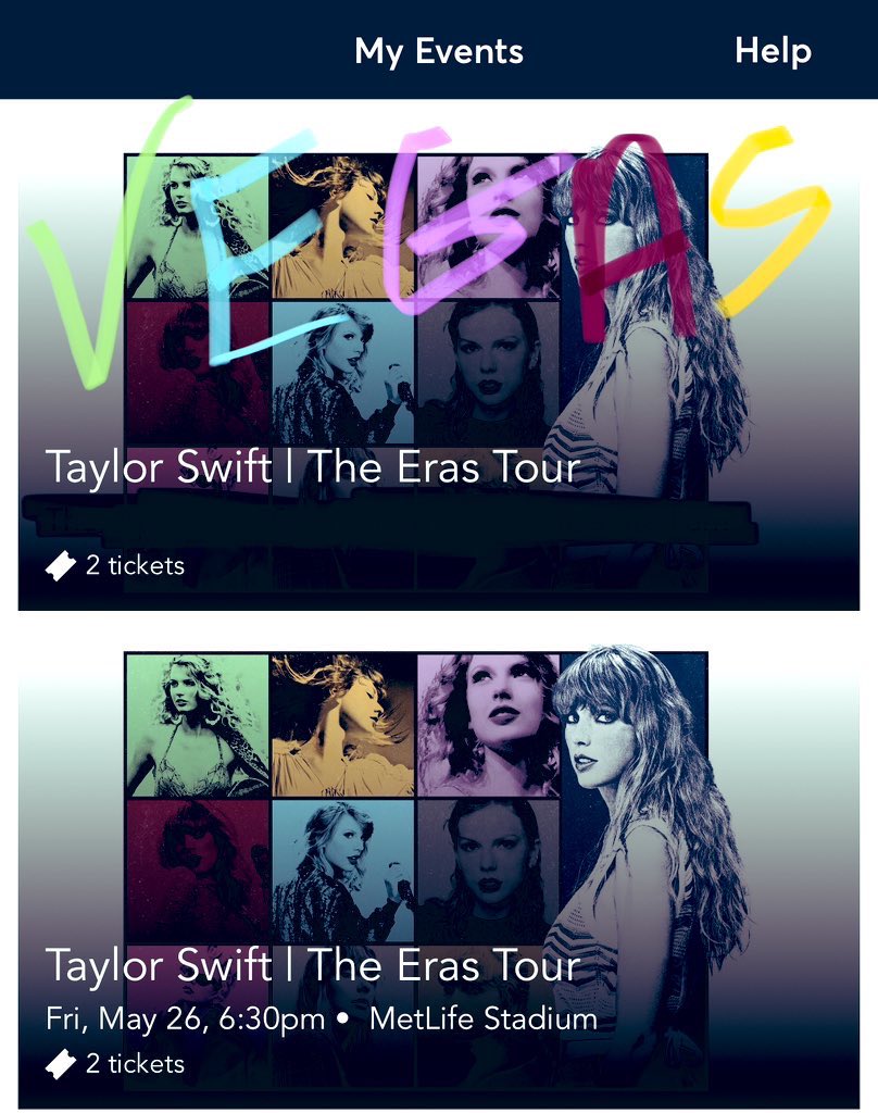 antiheropaige's tweet photo. @taylornation13 Me toooo! I can’t believe I’m going to be in her godly presence twice in 2023! I can’t wait to #Meet2023AtMidnight #TheErasTour #Metlife #6throw #VegasSuiteSec https://t.co/GtphL6vwvC