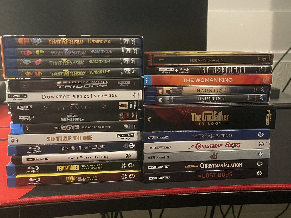 FilmOptix's tweet photo. Before the year is through, I felt compelled to showcase my whole collection of 2022 Blu-ray titles.
#CompleteBlurayCollection #Bluray #BlurayCollector https://t.co/MC5LcvV1wh