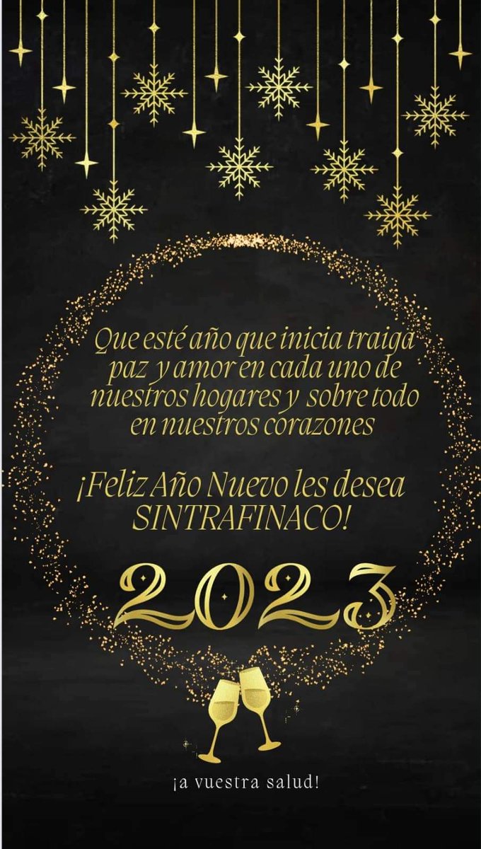 sintrafinaco's tweet photo. Feliz año 💫🥂🚀 https://t.co/AS2BvgoBRR