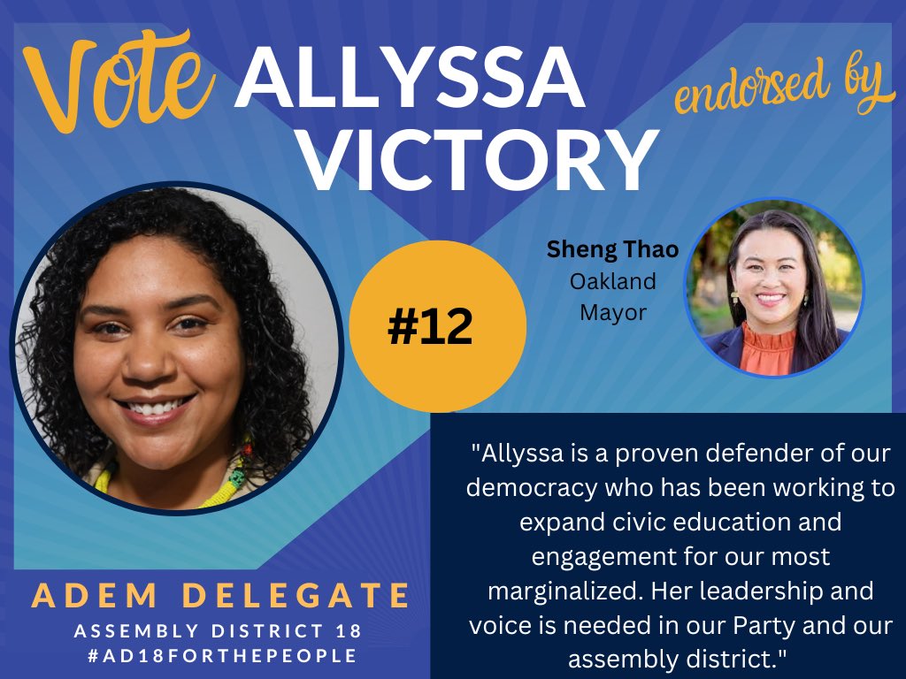 Allyssa Victory for Oakland tweet media