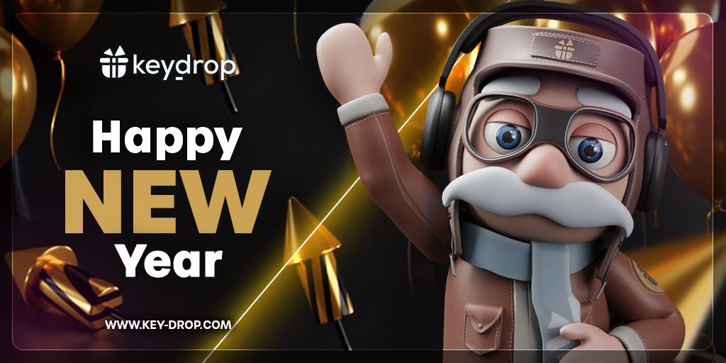 keydropcom's tweet image. Happy New Year, guys! ☃️🎄

Cheers to a new year 🥂May this year bring new happiness, new goals, new achievements and new inspirations in your life 🔥

Also wishing you great drops and the best skins 🤩🎊 Check our New Year cases🎅🎉

#giveaway #csgocases #csgocase #KeyDrop