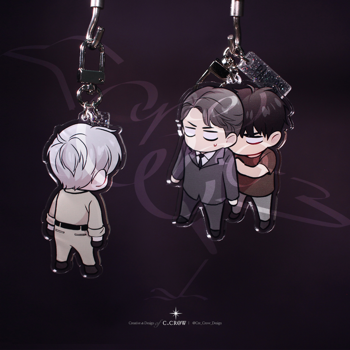 Project_ <패션(Passion)> 술래잡기 Goods
Illustration_ 강작
Client_ 스튜디오 하바나
Item_ 아크릴키링(스페셜참)/ 아크릴 스탠드/ 스탠드 배경지/ 키링 패키지 등