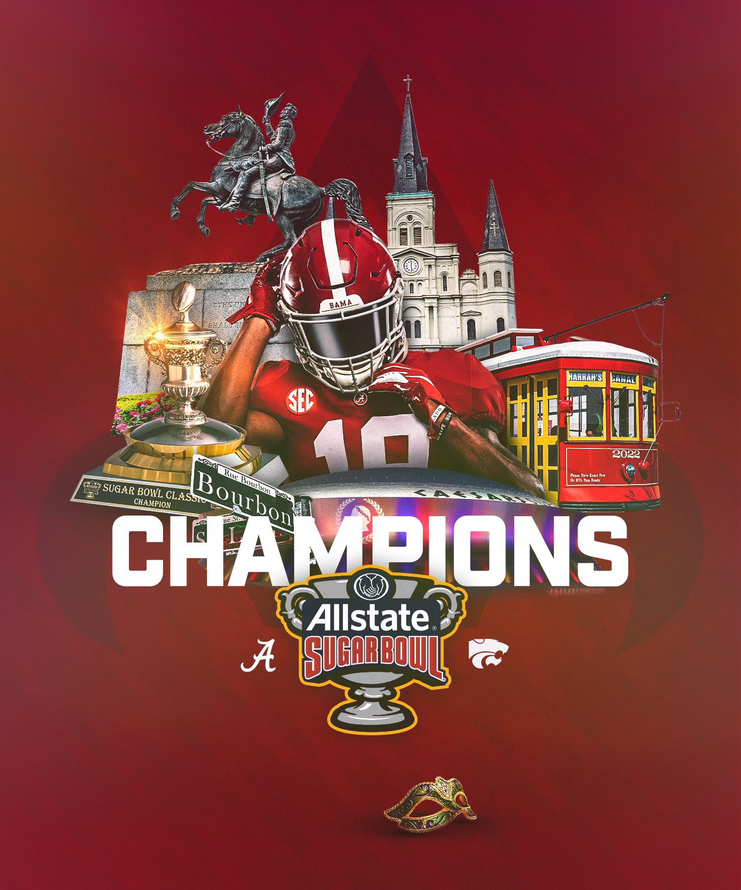 Alabama Football on Twitter: “SUGAR BOWL CHAMPS!!! #RollTide https://t