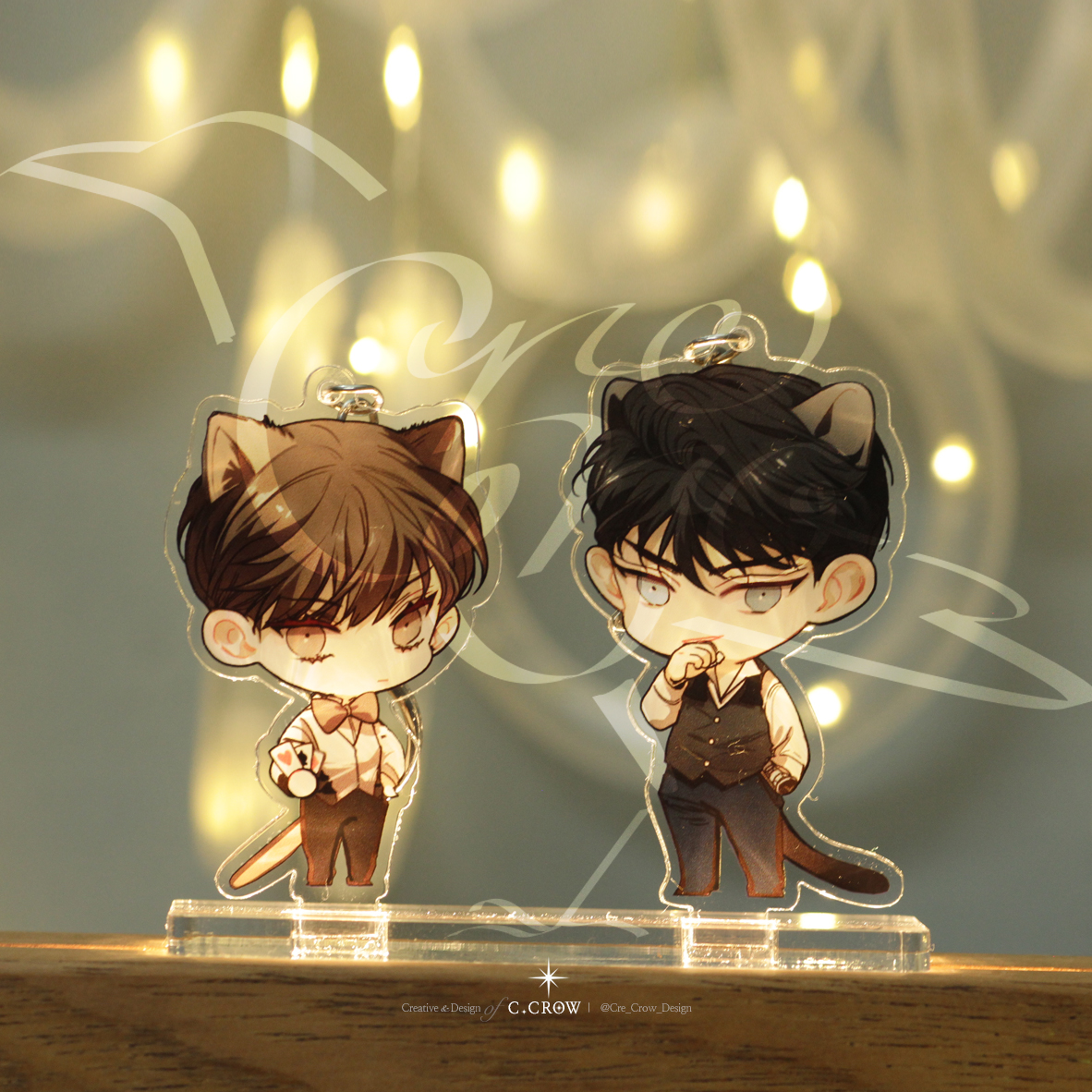 Project_ <반칙(Foul)> 태하원 고양이과 변신 Goods
Illustration_엑저
Client_ 스튜디오 하바나
Item_ 흑표범 태하 키링스탠드/ 고양이 하원 키링스탠드/ 키링스탠드 패키지 등