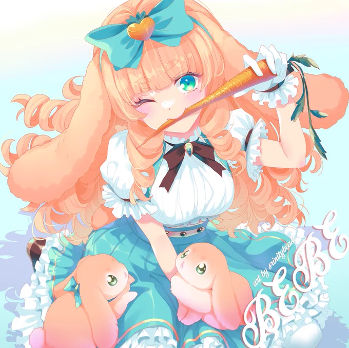 year of the bunny is year of the bebe ૮꒰ ˶• ༝ •˶꒱ა  