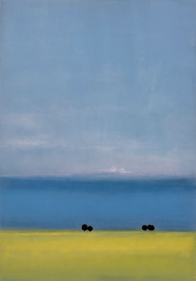 RentalSalesPAM's tweet photo. We bring this year to an end showcasing a brand-new work: 'Willamette Valley #8 2021' by Annie Meyer.
Annie's superbly-executed monotype prints of landscapes and human forms have been very successful this year, with numerous sales and rentals. Congratulations to you, Annie! https://t.co/XGmylfecCz